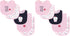 Hudson Baby Unisex Baby Cotton Terry Bib and Burp Cloth Set, Cupcake,