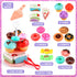 Minnot Set 3 4 5 6 Set, Unicorn Tea Party for Little Girls, Age Year Old, Toddler Kids Kitchen Pretend Play Toys