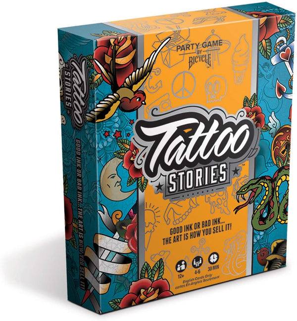 Bicycle Tattoo Stories - Party Games, Drawing and Card Game