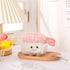 3.5 Inches Apricot Lamb Sushi Plush Food Plushies Stuffed Animals for Kids, Soft Cute Plush Toys for Baby Girl and Boy