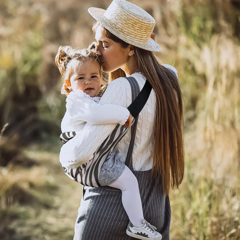 (7lbs-44lbs) Baby Sling Shoulder Carrier,Ultimate Comfort Side Baby Carrier for Newborn to Toddler/Infants