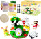 LAHAND Easter Air Dry Clay Kits for Kids,DIY Model Magic Clays,JesusBunnyEggs Craft