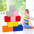 Foam Blocks for Toddlers, 12 Pieces Soft Building Blocks, Large Colourful Stacking Block Sets for Kids