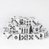10 Piece D6 Dice Set: 16mm Six Sides Game Dice Set for MTG, Dungeons and Dragons, Black Cat's Paw