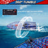 2.4Ghz 360 Swimming 8-12 Mini Remote Control Boat RC Boat Rotating LED Lights bulit-in Rechargeable Battery Pool