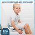 Todays Kids Anti-Slip Baby Training Toilet Seat for Toddlers - Comfortable & Soft Cushion, Secure Grip Handles - Splash