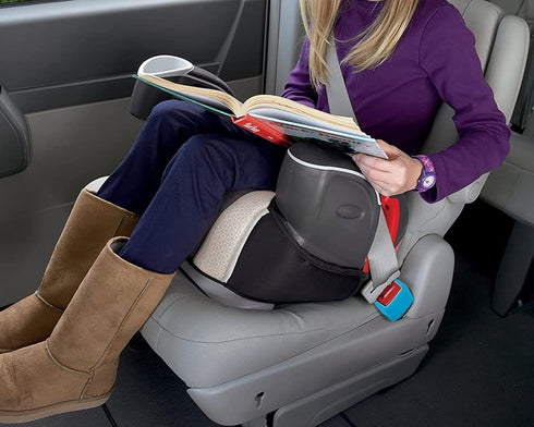 2 DS. DISTINCTIVE STYLE Seat Belt Holder Easy Access Seatbelt Accessories for Kids Pieces(Blue)