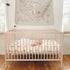 100% 2 Pack 52x28 Inches 28x52 Inches Organic Cotton Muslin Crib Sheets Fitted Crib Mattress Sheet for Baby Girls
