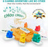 SetDouble 12 91 Set Yinlo Mexican Train Dominoes Dominoes with Train Sound Effect, Portable Travel Games, Tiles Colored