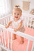 2 Pack 28"x 52"- Blush Muslin Crib Sheets for Boys & Girl- Neutral Breathable Cotton Crib Mattress Sheets Fitted