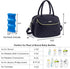 2pcs Pack 6 9 Breastmilk Cooler Travel Bag with Wipes Dispensers and Ice -Baby Bottle Cooler Bag for Baby Bottles Up