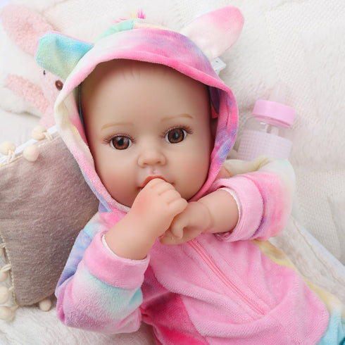 18 inch 3 4 5 6 7 8+ GOAROY Lifelike Baby Dolls Girl, Large Realistic Sweet Soft Body Baby Doll Real Life Baby Dolls