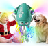 Tummy 3 4 5 6 7 8 9 10 SANJOIN Dancing Octopus Baby Toy,Easter Basket Stuffers Gitfs Rechargeable Time Toys Wiggling