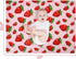26.5 40 Inches Strawberry Baby Blanket for Boys Girls Soft Fleece Minky Blanket with Dotted Backing Double Layer