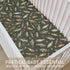 Selgkds 52''x28'' Neutral Fishing Baby Crib Sheets for Boys Vintage Bass Fishes Trout Soft Snug Fitted Crib Mattress