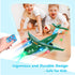 3 4 5 6 7 8 ele ELEOPTION Transport Airplane Toy Aeroplane Infrared Remote Control Plane Toys with Lights and Music