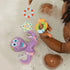 3 18+ Nuby Floating Octopus with Hoopla Rings - Baby & Toddler Bath Toy - No Hole Design Keeps Moisture Out - Fine