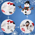 BANBBUR 9Pack Build a Snowman Kit, Snowman Crafts for Kids, DIY Christmas Stocking Stuffers