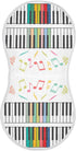 YYZZH Colorful Piano Keyboard Music Note Muslin Burp Cloths for Baby 1 Pack