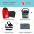 J.L. Childress Go-Go Travel Bag for Kids Backless Booster Seat - Compact Carrier for Airplane & Air Travel, For Toddler