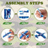 ShinyRelief 102 Set 3-12 Pcs Army Toy Military Gift for Boys Bulk Army Soldier Birthday Decoration Camo Party Favor