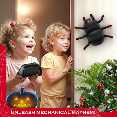 VRG 3 Remote Control Tarantula Indoor Wall Toys, Rechargeable Wall Climbing Spider, Kids Toys for Boys & Girls Ages
