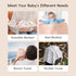 100% 2 Pack 32x32Inch, PHF Muslin Cotton Baby Hooded Towels, Bath Towel with Hood for Newborn, Infant, Toddler, Ultra