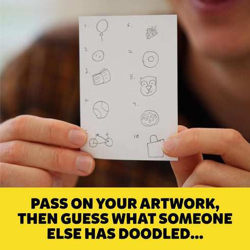Six Second Scribbles: The frantically Fast and fantastically Fun Drawing Game | A Family Friendly Party Game