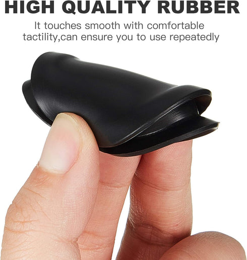 20 Pieces Piggy Bank Plug Stopper Cover, Black Rubber Round Plug, 37 mm Diameter