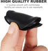 20 Pieces Piggy Bank Plug Stopper Cover, Black Rubber Round Plug, 37 mm Diameter