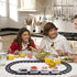 Playset, Toys: Plastic for Dining Table, Interactive Rotating Railway Electric Track for Under Christmas Tree - Perfect