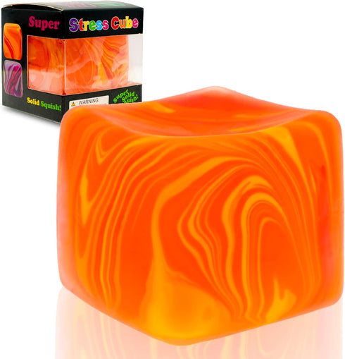 Slow Rising Stress Cube , Dough Stress Balls Soft Fidget Squishy Toys