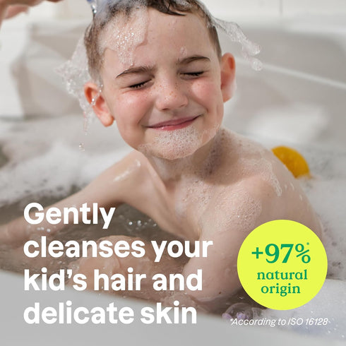 8 Oz ATTITUDE Shampoo and Body Wash for Kids, EWG Verified, Dermatologically Tested, Plant- and Mineral-Based