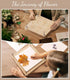 11" 11" Wakhow Flower Press Kit x Large Wooden Flower Presser for Adults & Teens | DIY Bouquet Preservation & Dried
