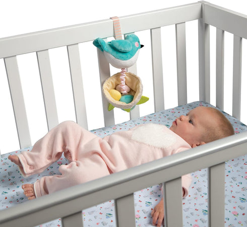 Manhattan Toy Lullaby Bird Pull Musical Crib Toy for Babies