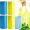 Large Adult Diaper Disposal Bags with Wall Mount Storage Box,96 Pcs Blue