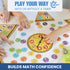 8-12, Matheroni Pepperoni Math Board Game - Multiplication & Division for Kids Ages Hunt & Solve Pepperonis - Pizza
