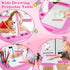 3-5 wakeInsa Drawing Projector for Kids with Art Supplies - Includes Drawing Board, Crayons & Coloring Book