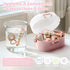 0-6 3-6 6-12 10PCS Baby Toys Months, Baby Rattles, Teething Toys Months, Infant Toys Months, Pink Sensory Rattles