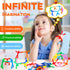 24pcs Travel Magnetic Toys for Kids Toddlers: Portable & Durable for Airplane Road Trip Car Travel Games