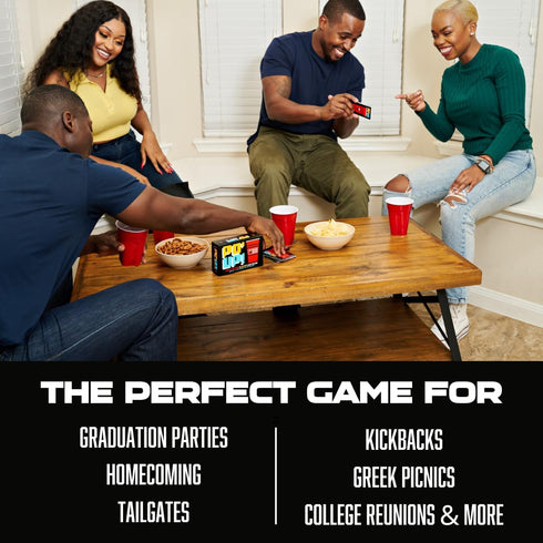 PO' UP! Card Game: College Edition - A Party Game Celebrating Black College Students, 215 Questions, 18+