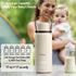12000mAh 3Min 316L Portable Bottle Warmer - Long-Lasting, Fast Heating for Breastmilk/Formula/Water, Stainless Steel