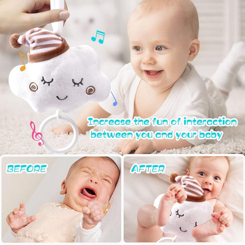 Baby Stroller Pendant Bell Music Box - Soothing Lullaby Toys for Babies