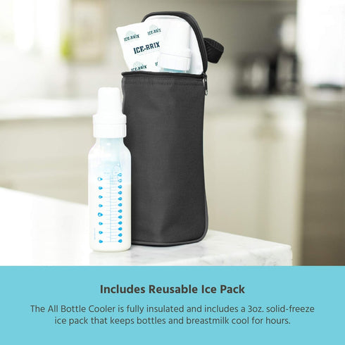 Pack 1-2 J.L. Childress Breast Milk Cooler Travel Bag - Insulated Baby Bottle Storage Bag, Portable Organizer