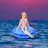 9Pcs Doll Swimming Pool Inflatable Float, Flamingos, Donuts, Pineapples, Shells, Crabs, Rabbit Drink Holder