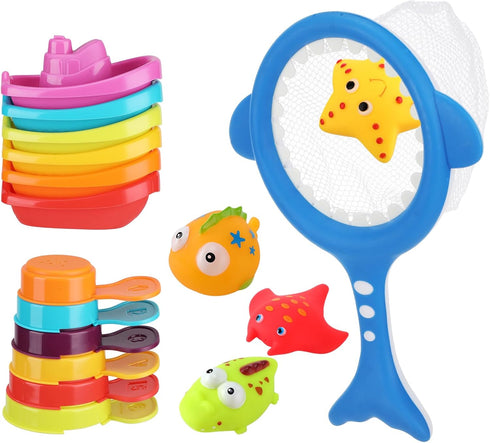 17Pcs Small Water Table Toys for Toddlers 1-3 - Super Easy to