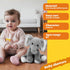 Elephant Stuffed Animals Soft Plush Toy for Girls Boys,12" Grey Soft Huggable Gifts for Birthday Christmas easter stuffed animals for kids