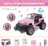 NQD Remote Control Car, Rechargeable Racing Cars 1:16 Scale, 80 Min Play, 2.4Ghz Off Road Trucks for 3-Year-Old Girls