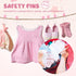 WILLBOND 150 2.2 Inch Pcs Diaper Pins Safety Plastic Head Cloth Diaper Nappy Pins with Locking Closures Stainless Steel
