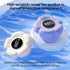 Tkidplw Babies Bath Thermometer with LED Display, Cartoon Flower Shaped Newborn Water Temp Thermometer, Tub Temperature